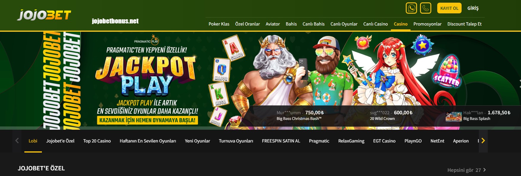 Jojobet